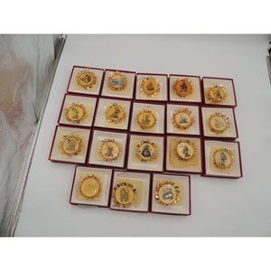 Hummel "The Hummel Gold Christmas Ornament Collection" set of 18